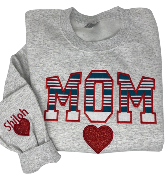 Embroidered Hospital Blanket Mama Sweatshirt